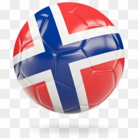 Glossy Soccer Ball - Norway Soccer Ball, HD Png Download - soccer ball icon png