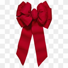 Christmas Bow How To Make Bows For Presents With Ribbon - Outdoor Red Bow, HD Png Download - christmas bows png