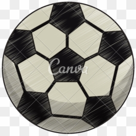 Soccerball Drawing Sports Equipment - Transparent Soccer Ball Vector, HD Png Download - soccer ball icon png