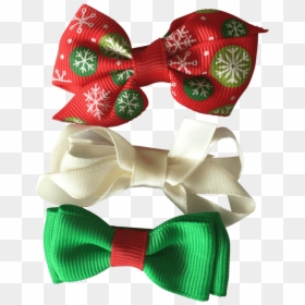 Christmas Bows Png - Satin, Transparent Png - christmas bows png