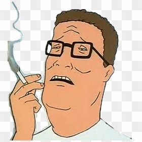 #king Of The Hill Hank Smokes#freetoedit - Hank Hill Funny Gif, HD Png Download - king of the hill png