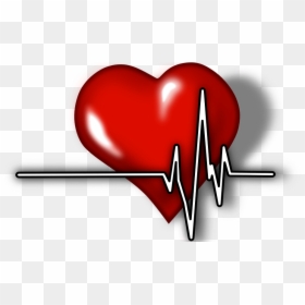 Heart Illustration - Transparent Heart Ecg Png, Png Download - heart attack png