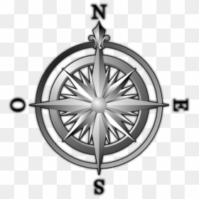 Compass Clip Art At Vector Clip Art - Puntos Cardinales Clipart, HD Png Download - compass vector png