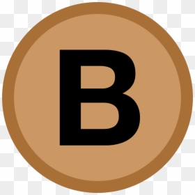B Icon, HD Png Download - bronze png