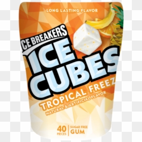 Ice Breakers Ice Cubes Tropical Freeze - Caffeinated Drink, HD Png Download - ice breaker png