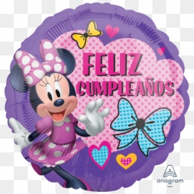 Transparent Feliz Cumple Png - Feliz Cumpleaños Minnie Mouse, Png Download - mickey and minnie png