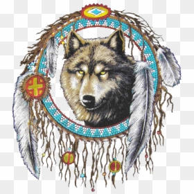 Transparent Wolf Transparent Png - Dream Catcher Wolf Paw, Png Download - wolf icon png