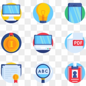 Digital Marketing Vector Icons, HD Png Download - knowledge icon png