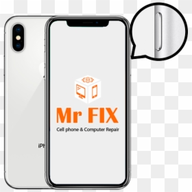 Iphone X Back Glass Replacement, HD Png Download - volume button png