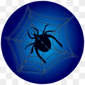 Free Vector Spider On Web - Spider, HD Png Download - spider web vector png