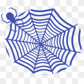 Spider And Web Clipart, HD Png Download - spider web vector png