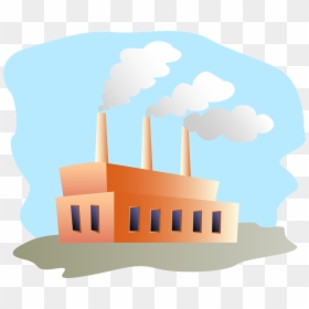 Factory Building, HD Png Download - smoke stack png