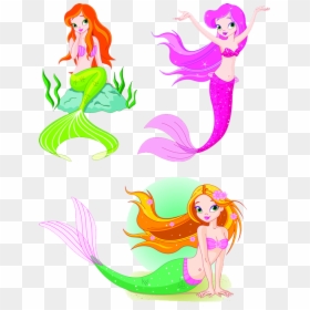 Mermaid Clip Art - Cute Clipart Mermaid, HD Png Download - cute mermaid png