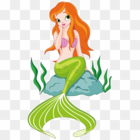 Cute Mermaid, HD Png Download - cute mermaid png