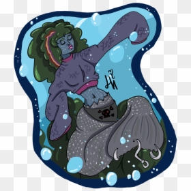 Cartoon, HD Png Download - cute mermaid png