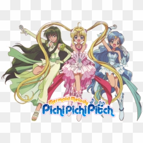 Thumb Image - Mermaid Melody Rina Luchia And Hanon, HD Png Download - cute mermaid png