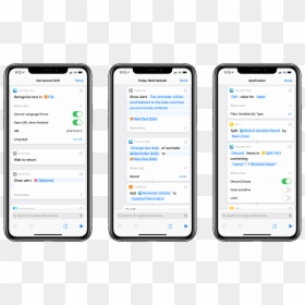 Examples Of Toolbox Pro Actions In Shortcuts - Iphone, HD Png Download - mobile menu icon png