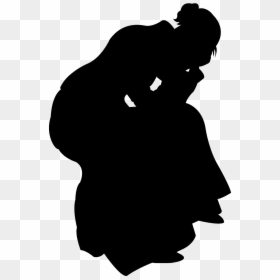 Sad Woman Silhouette Clipart, HD Png Download - women silhouettes png
