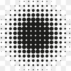 Halftone Circle Pattern Free , Png Download - Png Halftone, Transparent Png - halftone dots png