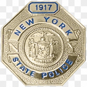New York State Trooper Shield, HD Png Download - police shield png