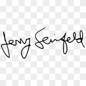 Jerry Seinfeld Signature, HD Png Download - jerry seinfeld png