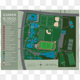 Gilman School Map, HD Png Download - school vector png