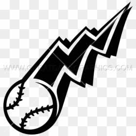 Lightning Clipart Baseball - Lightning Bolt Baseball Logo, HD Png Download - baseball clip art png