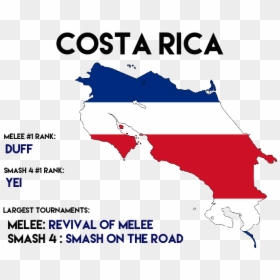 Transparent Costa Rica Flag Png - Costa Rica Png, Png Download - melee png
