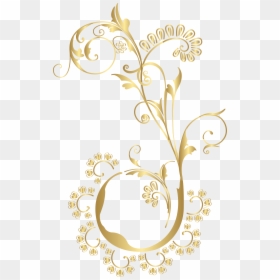 Floral Element Png Clip - Transparent Background Flower Png Gold, Png Download - flowers clip art png