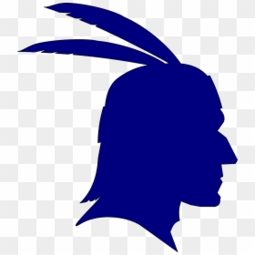 Native American Silhouette, HD Png Download - indian head png