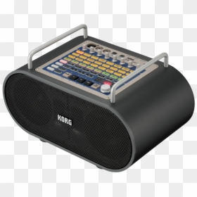Korg Stageman 80w Portable Amplifier - Amplificador Korg, HD Png Download - beat machine png