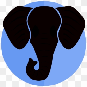 Indian Elephant African Bush Elephant Republican Party - Elephant, HD Png Download - indian head png