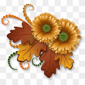Thanksgiving Flowers Clip Art , Transparent Cartoons - Thanksgiving Flowers Free Clipart, HD Png Download - flowers clip art png