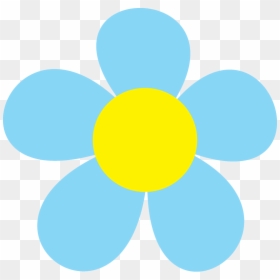 Black Bear Clip Art - Blue Spring Flowers Clip Art, HD Png Download - flowers clip art png