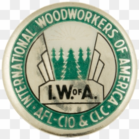 International Woodworkers Of America Club Button Museum - Emblem, HD Png Download - club america png