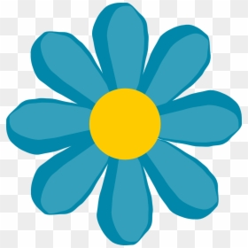 Free Flowers Clipart Blue - Flower Clip Art, HD Png Download - flowers clip art png