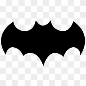 Bat Black Shape With Open Wings - Shape Of Bat Wing, HD Png Download - bat wing png
