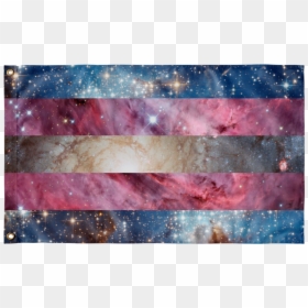 Galaxy Pride Flags, HD Png Download - trans flag png