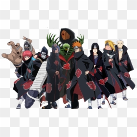Transparent Akatsuki Png - Naruto Todos Os Personagens, Png Download - akatsuki png