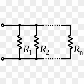 N Resistors In Series, HD Png Download - ohm symbol png