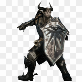 Dragon Age Inquisition Png - Dragon Age Inquisition Qunari Warrior, Transparent Png - dragon age png