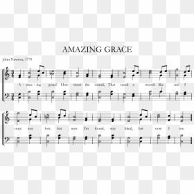 File - - Amazing Grace Music Sheet Clipart Transparent Background, HD Png Download - music lines png