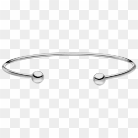 Bangle, HD Png Download - silver ball png