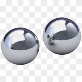 Transparent Chrome Ball Png - Ben Wa Balls Png, Png Download - silver ball png