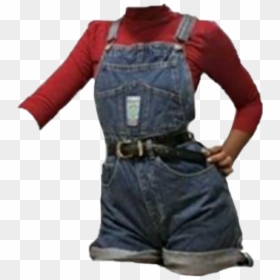 Transparent Overalls Clipart - Aesthetic Overalls Outfit, HD Png Download - overalls png