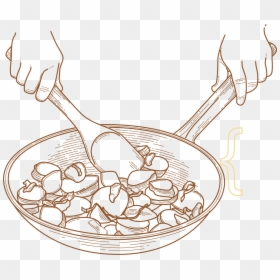 Line Art, HD Png Download - people cooking png