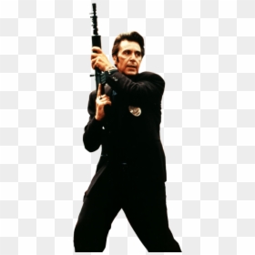 Al Pacino Holding Gun Clip Arts - Al Pacino Heat, HD Png Download - deadpool icon png