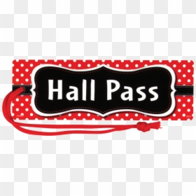 Classroom School Hall Pass, HD Png Download - polka dot border png