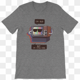 T-shirt, HD Png Download - old tv set png