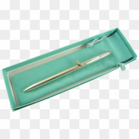Tiffany & Co Sterling Silver Ball Point Pen With Golf - Sword, HD Png Download - silver ball png